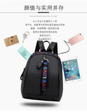 PU Leather Backpack Women Travel School Bag Large Capacity Zipper Rucksack