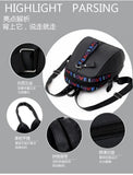PU Leather Backpack Women Travel School Bag Large Capacity Zipper Rucksack