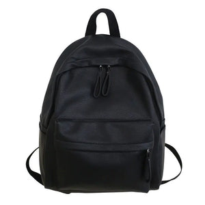 PU Leather Backpacks Women Texture Harajuku Ulzzang Stylish