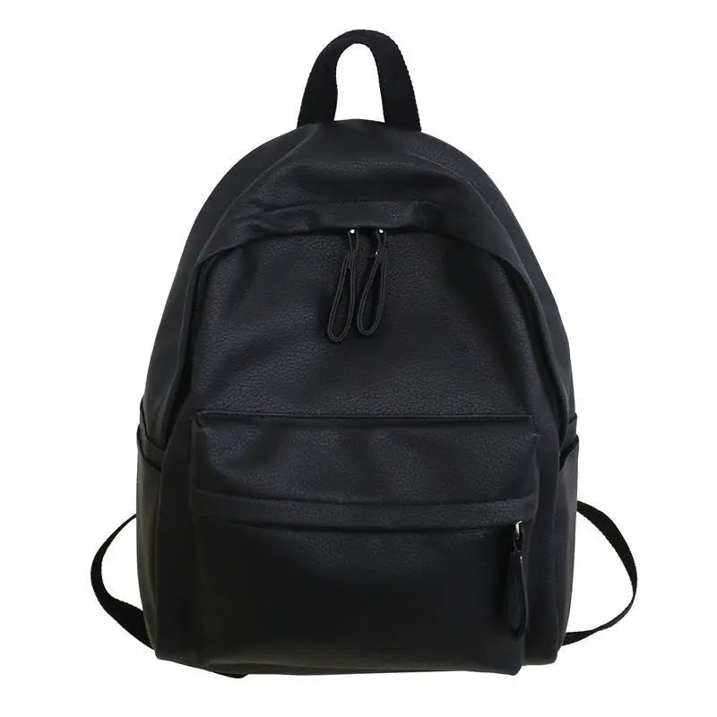 PU Leather Backpacks Women Texture Harajuku Ulzzang Stylish