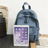 PU Leather Backpacks Women Texture Harajuku Ulzzang Stylish