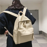 PU Leather Backpacks Women Texture Harajuku Ulzzang Stylish