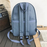 PU Leather Backpacks Women Texture Harajuku Ulzzang Stylish