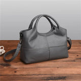 Stripe Style PU Leather Shoulder Bag for Women