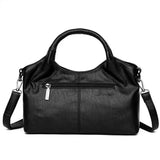 Stripe Style PU Leather Shoulder Bag for Women