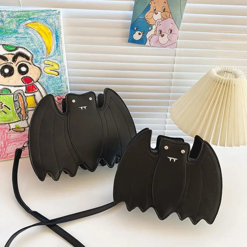 Bat Crossbody Bag for Women Funny Animal Pattern Handbag Shoulder B