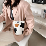 Sweet Mini Bucket Bag PU Leather Handbag