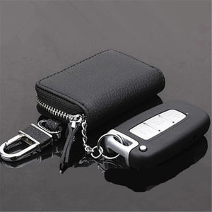 Key Wallet Car Key Holder Organizer Zipper Key Case Pouch Purse