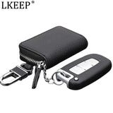 PU Leather Car Key Wallets Men Women Zipper Key Case Bag Pouch Purse