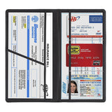 Car Registration Holder PU Leather Organizer for Vehicle Documents Cover