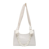 Crocodile Pattern Shoulder Bag for Women Casual Crossbody Handbag