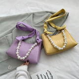 Crocodile Pattern Shoulder Bag for Women Casual Crossbody Handbag