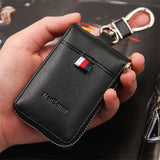 PU Leather Chain Car Key Wallets Men Women Holder Housekeeper Organizer