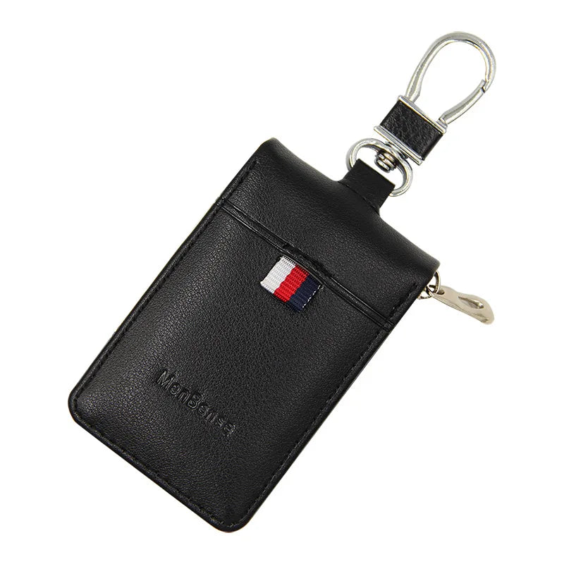 PU Leather Chain Car Key Wallets Men Women Holder Housekeeper Organizer