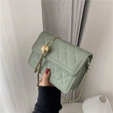 PU Leather Chain Shoulder Bag Women's Handbags