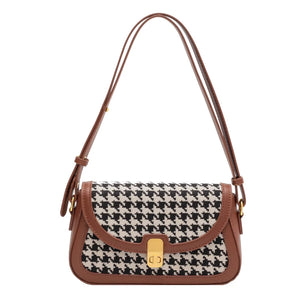 Classic Style Female Shoulder Bag Daily Purse Handbag Adjustable Straps