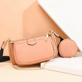PU Leather Classic Style Female Single Shoulder Bag Women Passenger Bag Handbag