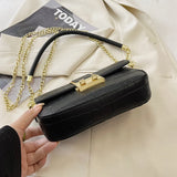 Classic Style Female Single Shoulder Passenger Bag with Wrist Strap