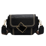 PU Leather Classic Style Female Shoulder Passenger Bag Handbag
