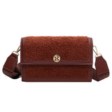 PU Leather Classic Style Women Handbag Adjustable Straps