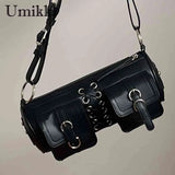 Soft PU Leather Commute Bag for Ladies Adjustable Multi-pockets
