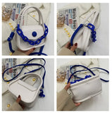 Small Crossbody Tote Bag for Women Travel PU Leather Handbag