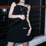 PU Leather Girls Wrist Messenger Bag Metal Ring Shoulder Bag