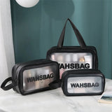 PU Leather Cosmetic Bag Travel Organizer with Zipper