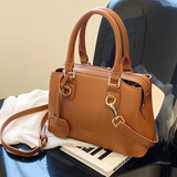 PU Leather Crossbody Bag Ins Woman Handbag Purse Female Shoulder Bag