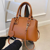 PU Leather Crossbody Bag Ins Woman Handbag Purse Female Shoulder Bag