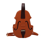 Vintage Violin Shape Shoulder Bag
