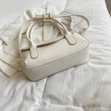 PU Leather Crossbody Bag with Adjustable Strap and Handle