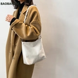 PU Leather Crossbody Bags with Braided Strap for Women