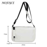 Soft PU Leather Crossbody Bag with Chain Strap