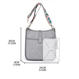 Stylish PU Leather Crossbody Bag for Women Girls