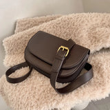 PU Leather Crossbody Bags Women Shoulder Chest Bag Solid All-match