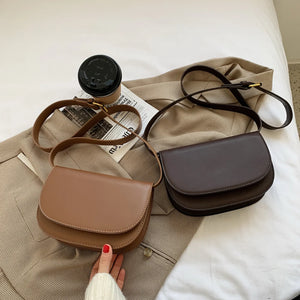 PU Leather Crossbody Bags Women Shoulder Chest Bag Solid All-match