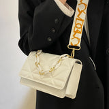 Crossbody Bag Quilted Flap Chain Shoulder Handbag Purse Tote