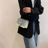 Women's PU Leather Crossbody Bag Flap Shoulder Messenger Bag