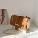 Women's PU Leather Crossbody Bag Flap Shoulder Messenger Bag