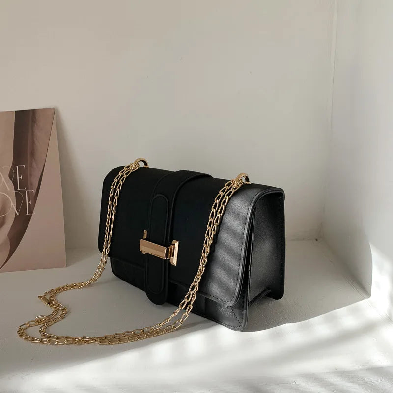 Women's PU Leather Crossbody Bag Flap Shoulder Messenger Bag