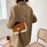 Women's PU Leather Crossbody Bag Flap Shoulder Messenger Bag