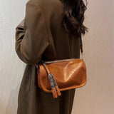 Tassels Shoulder Handbag Vintage Versatile Ladies Guitar Strap Messenger Bags