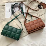 PU Leather Crossbody Bags for Women Solid Shoulder Handbags