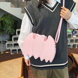Funny Animal Pattern Crossbody Bag PU Leather Shoulder Messenger Handbag
