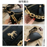PU Leather Crossbody Chest bag Shoulder Bag for Women Girls Purses and Handbags