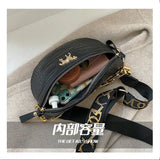 PU Leather Crossbody Chest bag Shoulder Bag for Women Girls Purses and Handbags