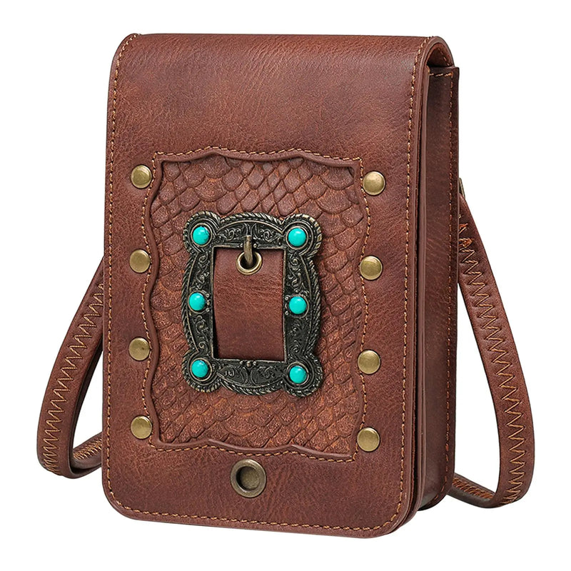 PU Leather Crossbody Shoulder Bag for Evening Out