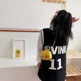 Cartoon Cat Baby Girls Shoulder Bag Coin Purse Mini Crossbody Bag