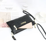 Embossed PU Leather Shoulder Bag Crossbody Multi-function Female Bag